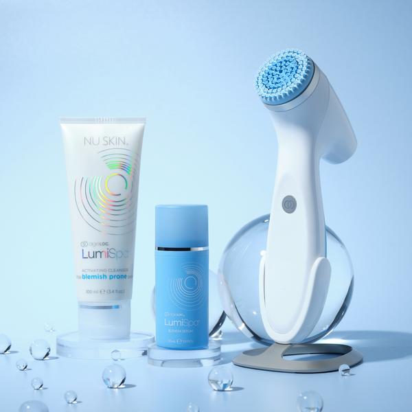 ageLOC LumiSpa iO – komplett rutin för utslagsbenägen hud